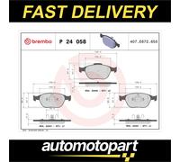 BREMBO P 24 058 Brake pad set