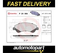 P24065 Front Brake Pad Set 4x Pads Integrated Wear Indicator Braking By Brembo