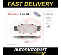 Brembo Brake Pads Set fits LINCOLN LS 4.0 Front 1998 on 99A XW4Z20001AA Quality