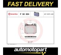BREMBO P50004 Brake Pad Set For Disc Brake Front Teves System Fits Mercedes-Benz