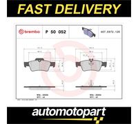 BREMBO P50052 Brake Pad Set Rear Fits Mercedes-Benz CLS E-Class S-Class SL SLK