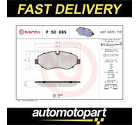 BREMBO P50085 Brake Pad Set Front Fits VW Crafter 30-35 2.0 TDI 2.0 TDI 4motion