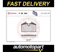 Brembo Brake Pads Set P85094 Front/Rear