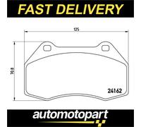 BREMBO P 68 036 Brake pad set