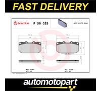 Brembo Brake Pads Set fits SUBARU IMPREZA 2.0 Front 98 to 07 26296AE120 Quality
