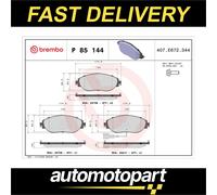Brake Pads Set fits VW PASSAT 3G5 Front 1.4 1.8 2.0 2.0D 2014 on Brembo Quality