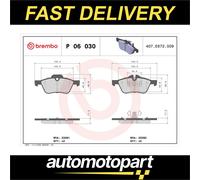 Brembo Brake Pads Set Front P06030 34111503076 34112167233 34116761287 23281 New