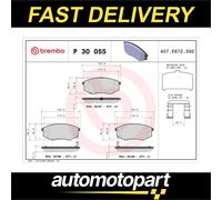 BREMBO P 30 055 Brake pad set
