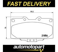BREMBO P 56 034 Brake pad set