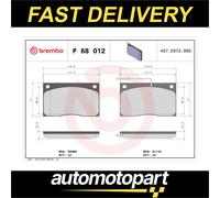 BRAKE PAD SET DISC BRAKE FOR JAGUAR XJ/ESPORTIVO/Convertible XJS XJSC RENAULT