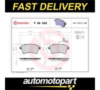 Brembo Brake Pad Set P 68 058 – Front Axle – Fits Renault Kangoo, Nissan NV250