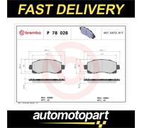 BREMBO P 78 028 Brake pad set