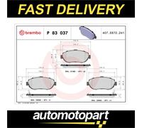 Brembo Brake Pads Front With Anti-Squeak Plate Fits Lexus GS IS SC Toyota Aristo