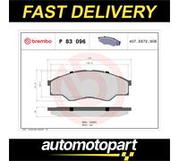BREMBO P 83 096 Brake pad set