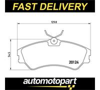 Brembo Brake Pads Set P85028 – Front – Genuine – 701698151/701698151C