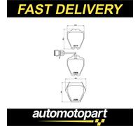 BREMBO P 85 054 Brake pad set