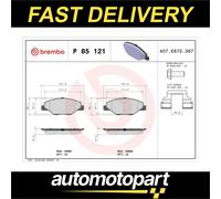 Brembo Brake Pads Set Front P85121 6RU698151 6RU698151A 6RU698151B JZW698151AK