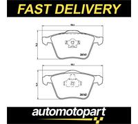 BREMBO P 86 018 Brake pad set