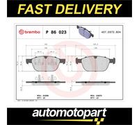 Brembo Brake Pads P 86 023 – Fits Volvo XC60 & XC90