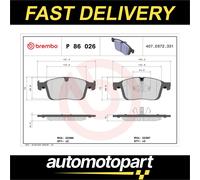 Brembo P86026 Brake Pad Set Fits Volvo XC60 2.4 D / D3 / D4 AWD 2.4 D D5 AWD D5