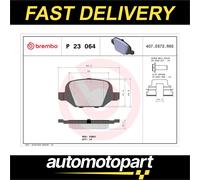 Brake pads P 23 064 BREMBO for FIAT ABARTH LANCIA LADA CITROËN