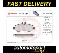 Brembo Brake Pads P 50 084 Rear, Fits Mercedes-Benz, VW