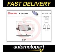 BREMBO P 50 090 Brake pad set