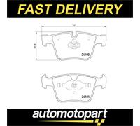 Brembo Brake Pads P 50 116 for Mercedes-Benz S-Class, S-Class Coupe, M-Class