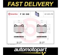 Brembo Brake Pad Set P56048 – Rear Disc Brake Pads, Set of 4