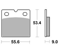 Brembo Brake-Pads Sinter With Abe ABE, 07BB14SP