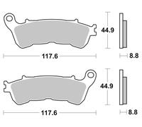 BREMBO 07HO57SA Brake pad set