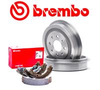 Brembo Brake Shoes And Drums Kit For Fiat Grande Punto 199 1.2 Petrol