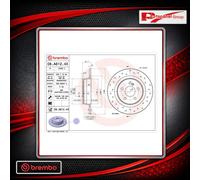 BREMBO 14.3205.10 Brake drum