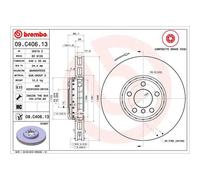 BREMBO Composite Brake Disc 09.C406.13