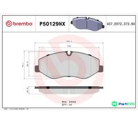 BREMBO DISC BRAKE BRAKE PAD SET P50129NX