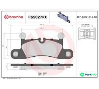 BREMBO DISC BRAKE BRAKE PAD SET P65027NX FOR PORSCHE VW