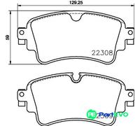 BREMBO DISC BRAKE BRAKE PAD SET P85154NX FOR AUDI