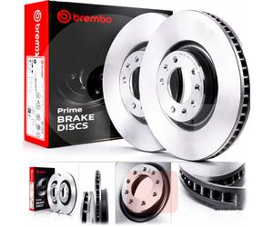 BREMBO Front Brake Disc Rotors For Kia Rio DC Original 2-Piece Set