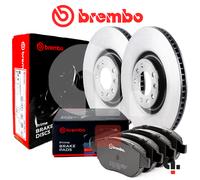 Brembo Front Brake Discs And Pads Kit For Fiat Idea Lancia Musa