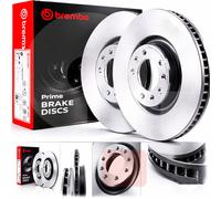 BREMBO Front Brake Discs Ford Escort III 09/8 Gaa Original 2pcs