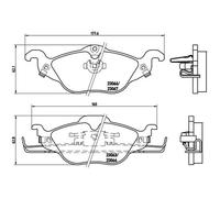 BREMBO P 59 030 Brake pad set