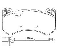 MERCEDES-BENZ GLC Brembo Brake Pads Front Coupe 2016-