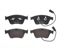 Brembo Brake Pad Set Front With Anti-Squeak Plate Fits Bentley Continental