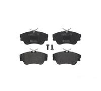 P85029 Front Brake Pad Set 4x Pads Not Fitted Wear Indicator Braking By Brembo