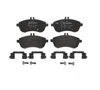 Brake Pad Set For Disc Brake Front Lucas System Fits Mercedes-Benz BREMBO P50067