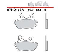 Brake Pads Sintered Road Front Brembo 07HD16SA Fits Harley FXSTC 1584 2007