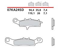 BREMBO FRONT BRAKE PADS KIT FIT ON KAWASAKI KVF BRUTE FORCE/4X4 05-11-07KA24SD