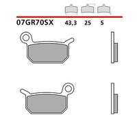 BREMBO FRONT BRAKE PADS KIT FIT ON KTM SX SENIOR ADV. 50 02-07-COD. 07GR70SX