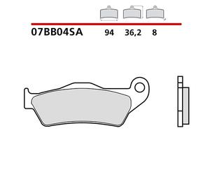 BREMBO FRONT BRAKE PADS KIT FIT ON ROYAL ENFIELD CLASSIC CHROME 16-18-07BB04SA