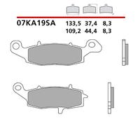 Brembo Brake-Pads Sinter With Abe FRONT, ABE, 07KA19SA